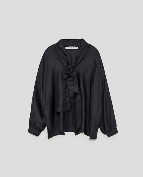 Oversized Silk Shirt