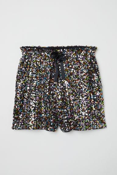 Shorts Con Paillettes