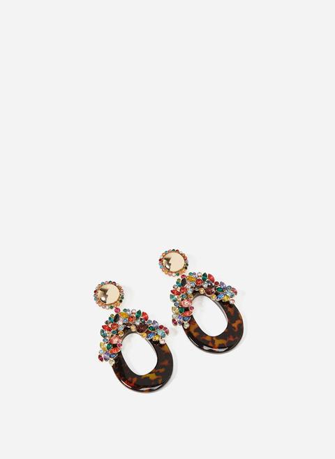 "bejewelled Tortoiseshell Earrings"