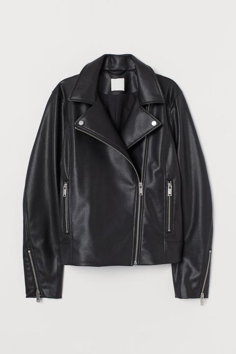 Cazadora Biker - Negro