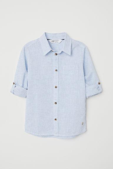 Camicia In Misto Lino