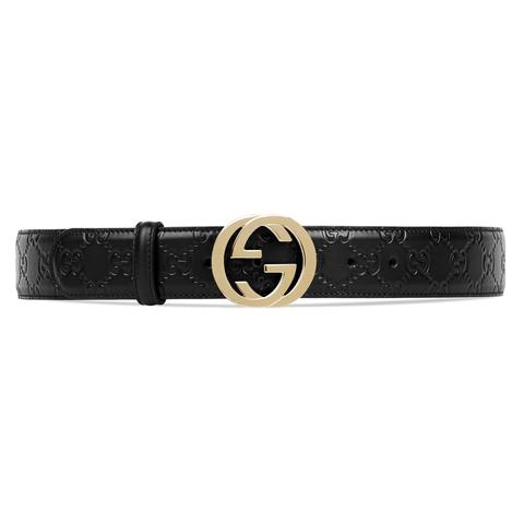 Gucci Signature Leather Belt