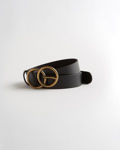 Girls Double-ring Leather Belt