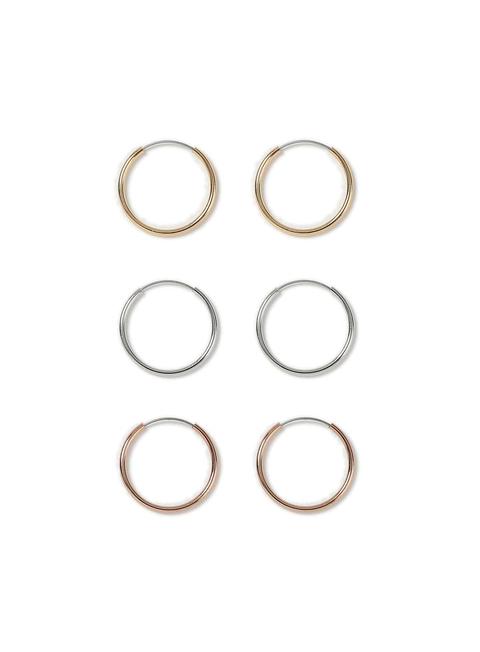 Womens Mini Hoop Multipack Earrings, Assorted