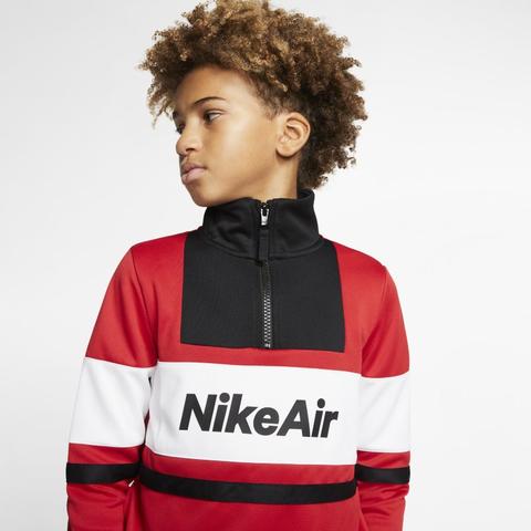 red nike tracksuit boys