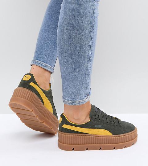 fenty suede creepers