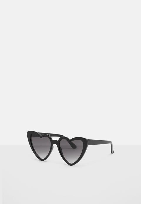 Black Heart Shape Sunglasses