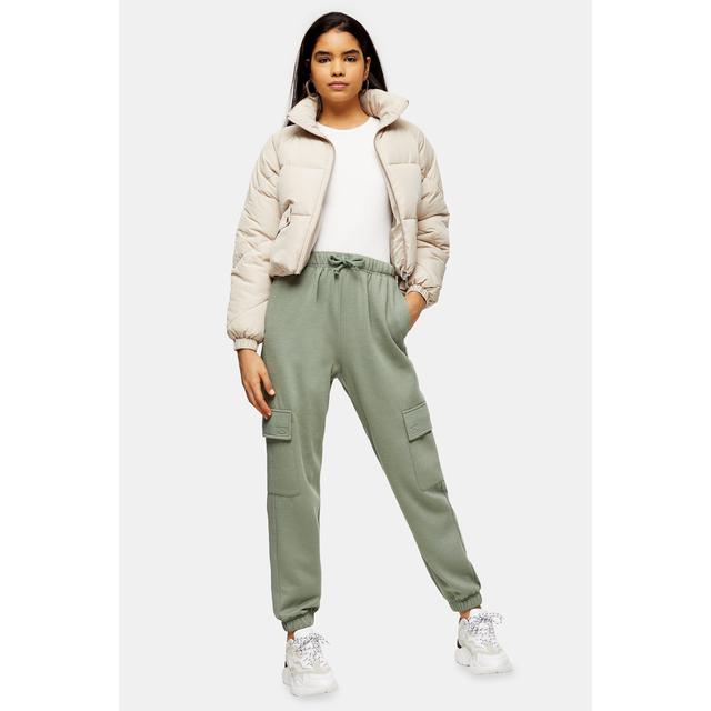 sage green joggers