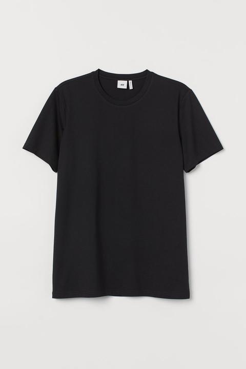 Premium Cotton T-shirt - Black