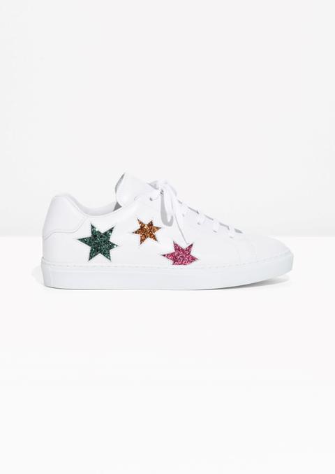 Star Lace-up Sneakers