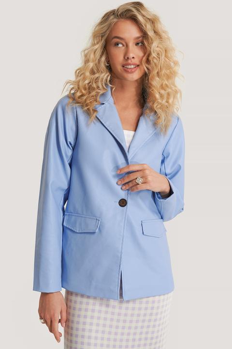 Queen Of Jetlags X Na-kd Pu Blazer - Blue