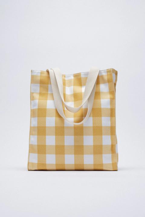 Shopper Tejido Vichy