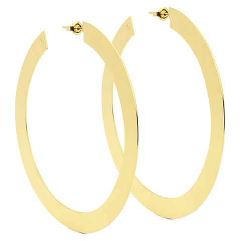 Flat Hoop Earrings