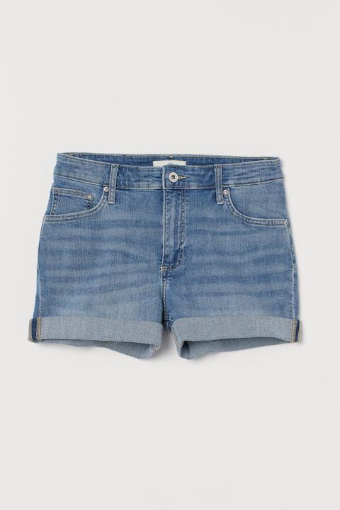 Denim Shorts - Blue