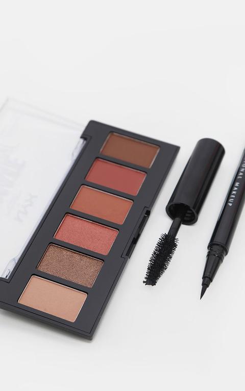 Nyx Pmu Soft Glam Eyeshadow, Eyeliner & Mascara Gift Set