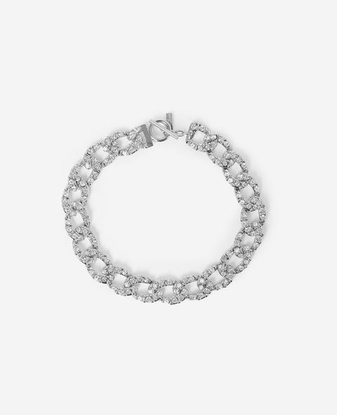 Collar De Eslabones De Strass - Mujer