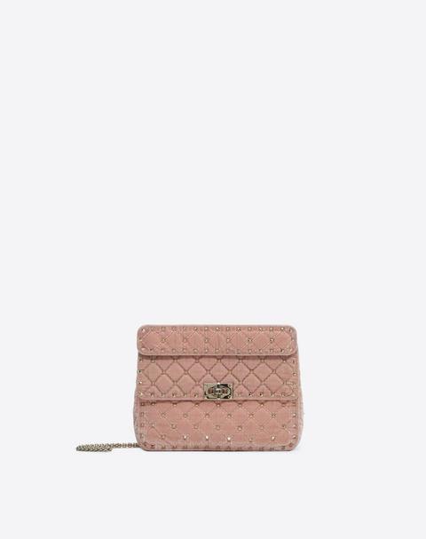 Bolso Con Cadena Rockstud Spike Mediano