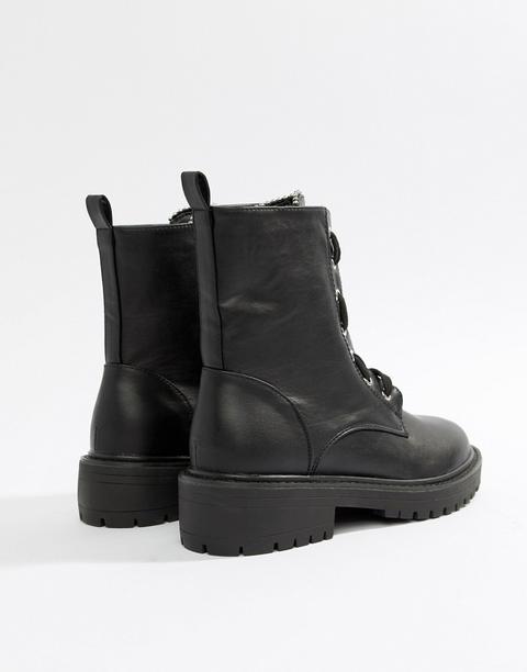 black utility boots