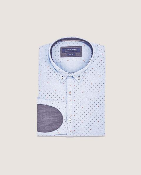 Camisa Oxford Estampada