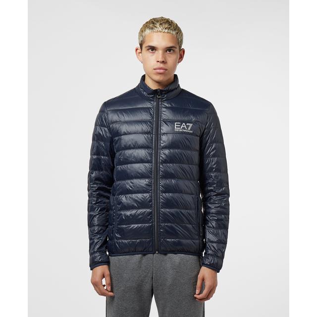 ea7 bubble jacket blue