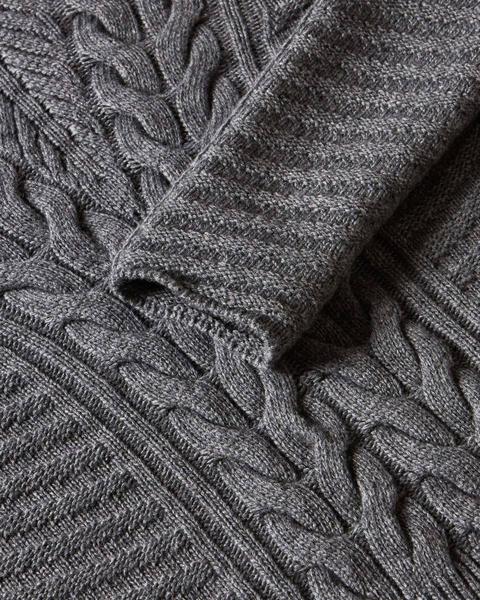 Maglia Operata Con Trecce