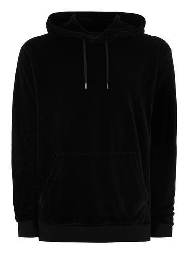 black overhead hoodie