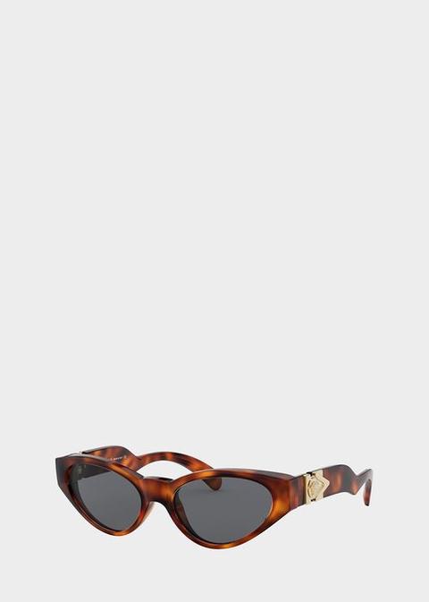 Havana V-medusa Sunglasses