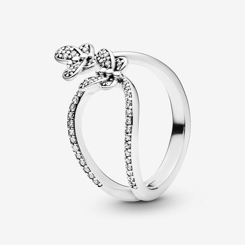 anello pandora con farfalla anello pandora con farfalla