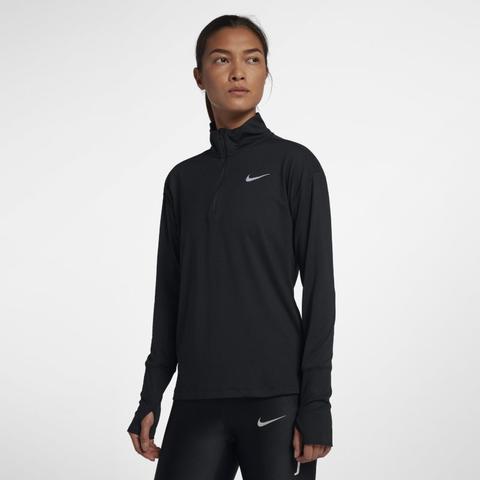 Nike Women's Half-zip Running Top - Black