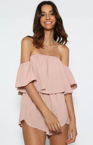 Alter Ego Playsuit - Blush