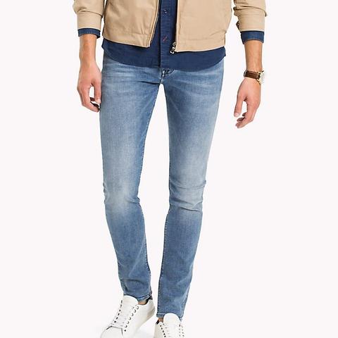 Vaqueros Deslavados De Corte Extra Slim