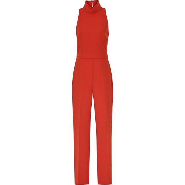 reiss jumpsuit red