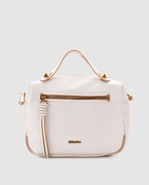 Abbacino - Bolso De Mano Pequeño En Blanco Con Los Vivos A Contraste