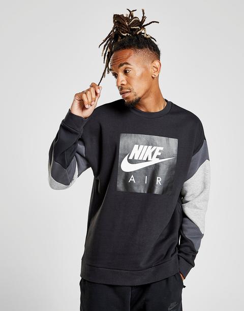Nike Air Sudadera Sleeve Colour Block, Negro