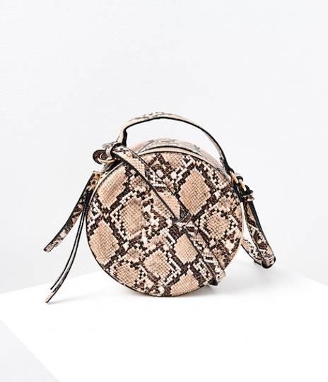 Sac Rond Python Femme