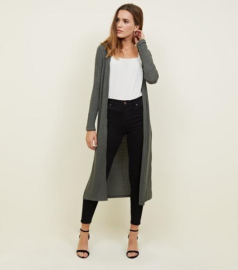 new look longline cardigan