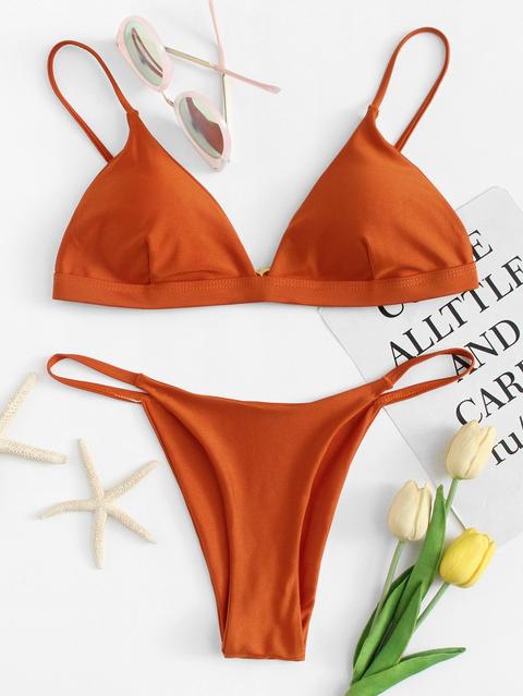 Plain Bikini Set