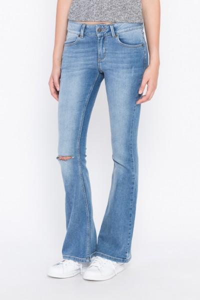 Ripped Flared Jeans 100