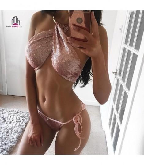 Bikini Cross Pailette