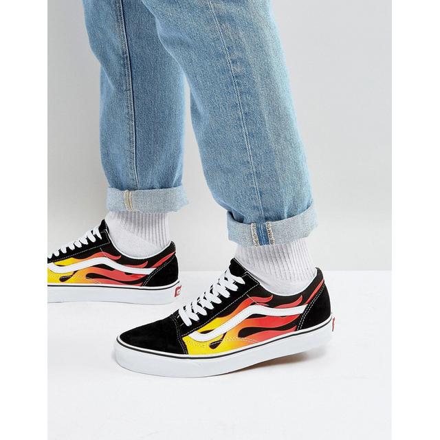 vans flame trainers