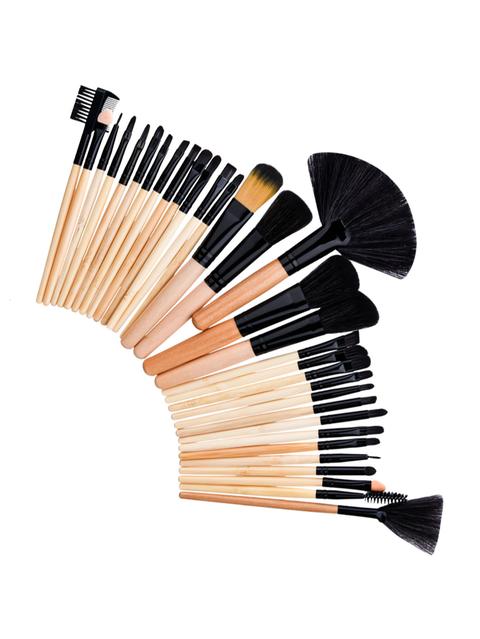 Wood Handle Delicate Makeup Brush 32pcs