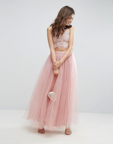 Little Mistress - Gonna Lunga In Tulle - Rosa