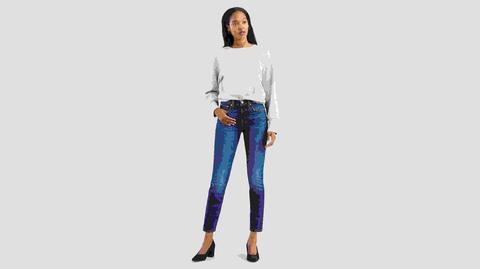 501® Skinny Jeans Bleu Moyen / Neat Freak