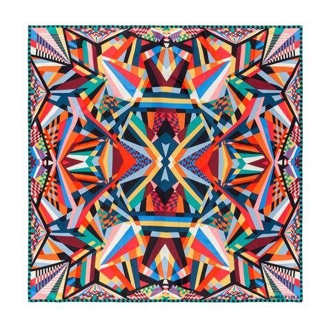 Pañuelo Caleidoscopio Rojo