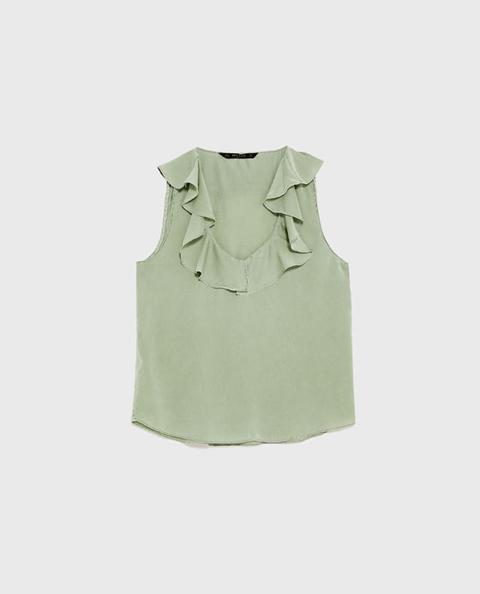 Top Volante Escote