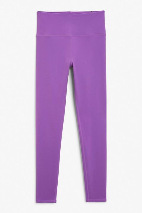 Active Leggings - Purple