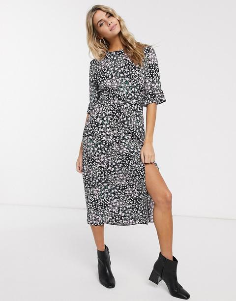 miss selfridge floral midi dress