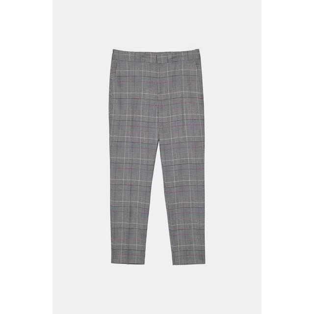Checkered Cigarette Pants from Zara on 