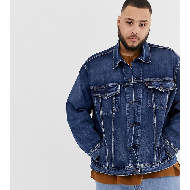 Levi's Big & Tall Denim Trucker Jacket In Colusa Mid Wash-blue from ASOS on  21 Buttons