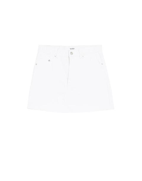 Minifalda Denim Blanca